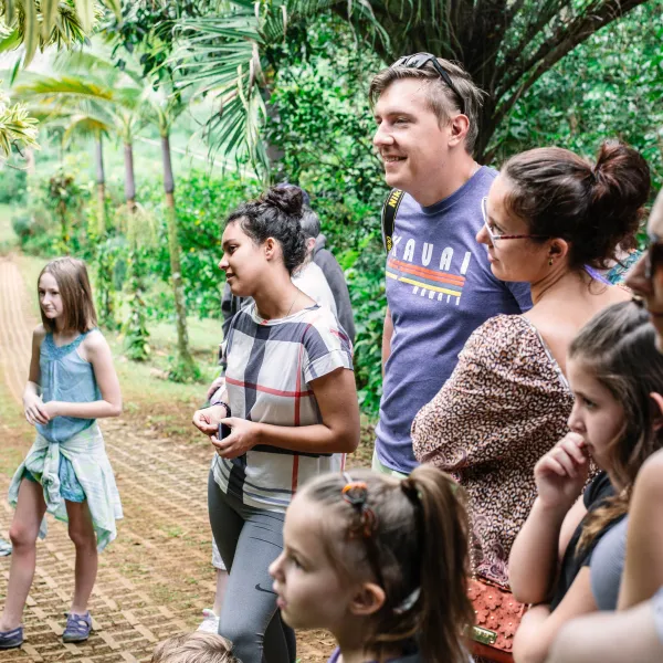 Group Enjoying Lydgate Farms